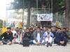 मुरादाबाद: शहीद स्मारक पर रामधुन गाकर कांग्रेसियों ने दी राष्ट्रपिता को श्रद्धांजलि