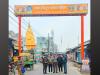 कासगंज: शहर के रेलवे रोड पर स्थापित हुआ भगवान श्री चित्रगुप्त द्वार