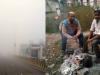 संतकबीर नगर: घरे कोहरे और बर्फीली हवाओं से जन जीवन बेहाल, हेडलाइट जलाकर चल रहे वाहन