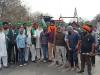 बहराइच: किसानों ने ट्रैक्टर मार्च निकालकर किया प्रदर्शन