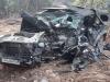 Ayodhay accident: ट्रक की टक्कर से Thar के उड़े परखच्चे, दो की मौत 
