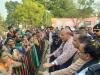 रक्षामंत्री ने किया महिला लाभार्थियों,क्षेत्र वासियों से संवाद,लखनऊ में 100 नये सिलाई केंद्र खोलने की घोषणा
