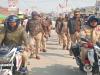 बहराइच: जुमे की नमाज को लेकर हाई अलर्ट पर रही पुलिस, की पैदल गश्त, दी चेतावनी