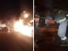 Mahoba: दो ट्रकों में भिड़ंत के बाद लगी आग...दोनों के चालक की जिंदा जलकर मौत, कड़ी मशक्कत कर पुलिस ने निकाले शव