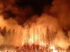 गरमपानी: भुजान और बमस्यूं में आग का तांडव, धुएं ने रोकी रफ्तार 