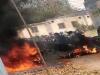 लखनऊ के अलीगंज ITI में लगी आग, कई गाड़ियां जलकर राख-Video   