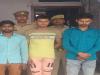 हरदोई पुलिस ने फरार चल रहे तीन इनामी बदमाशों को किया गिरफ्तार
