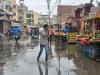 कासगंज: नाले में अटी गंदगी, बाजार में जमा हुआ कीचड़ युक्त पानी