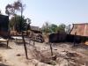 लखीमपुर-खीरी: पटाखे की चिंगारी से लगी आग, सात घर खाक