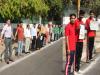 रामपुर : डीएम और छात्रों ने बनाई 12 किमी लंबी मानव श्रृंखला, मतदाता जागरूकता का दिया संदेश  