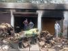 गोंडा: बोरे के कारोबारी की दुकान में लगी आग, लाखों का बोरा जलकर खाक