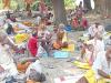 गोंडा : तुलसी जन्मभूमि मंदिर राजापुर में परिक्रमार्थियों ने डाला पड़ाव 