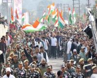 कांग्रेस ने भारत जोड़ो यात्रा के समापन पर श्रीनगर में रैली निकाली 