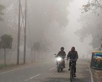 बरेली : कोहरे की चादर से ढका शहर, थमी वाहनों की रफ्तार