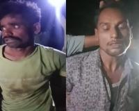 संभल: चोरी करने के बाद फायरिंग, ग्रामीणों ने दो बदमाशों को पकड़ा
