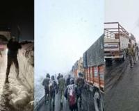 हिमाचल प्रदेश: बर्फबारी से मनाली-लेह और दारचा-शिंकुला दर्रा बंद
