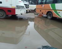 बाराबंकी: रुक-रुक कर हो रही बारिश, चारों ओर पानी ही पानी, उमस भरी गर्मी से राहत