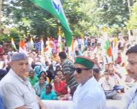 रामनगर: अतिक्रमण के खिलाफ कांग्रेस ने निकाली हल्ला बोल रैली
