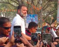 यूपी में प्रवेश की राहुल गांधी की 'भारत जोड़ो न्याय यात्रा', चंदौली में कार्यकर्ता ने किया जोरदार स्वागत
