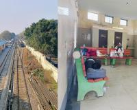  मुरादाबाद : ट्रेनों का हाल खराब, यात्रियों को इंतजार करना पड़ा भारी 