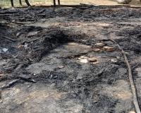Video: तेरहवीं संस्कार में खाना बनाते समय लगी आग, हजारों का सामान जलकर खाक  