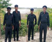 अयोध्या: शिकारियों पर लगाम के लिए समदा में तैनात हुए सुरक्षा गार्ड 