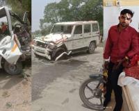 शाहजहांपुर: बोलेरो और मैजिक की भिड़ंत, दूल्हा-दुल्हन समेत 14 लोग घायल