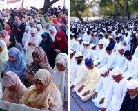 Kanpur: ईद पर कड़ी सुरक्षा के बीच पढ़ी गई नमाज; ड्रोन से रखी गई नजर, लोगों ने गले मिलकर एक-दूसरे को दी पर्व की बधाई