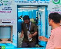 मुरादाबाद : बढ़ती गर्मी में यात्रियों को नहीं होगी पानी की किल्लत, उपलब्ध कराया जा रहा शीतल पेयजल