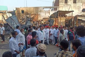 बरेली: सपा ने की अग्निकांड पीड़ित दुकानदारों को मुआवजा देने की मांग