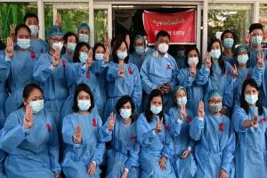 म्यांमार में तख्तापलट: विरोध में स्वास्थकर्मियों ने काम करने से किया इनकार