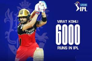 विराट कोहली ने हासिल की उपलब्धि, आईपीएल में 6000 रन बनाने वाले पहले बल्लेबाज बने