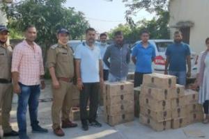 रुद्रपुर: व्यापारी नेता के होटल से पकड़ी 64 पेटी अंग्रेजी शराब, छह गिरफ्तार