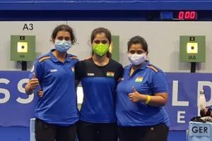 ISSF World Cup: मनु-यशस्विनी-सरनोबत की तिकड़ी ने शूटिंग में भारत को दिलाया मेडल