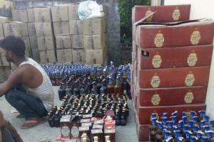 रुद्रपुर: एसओजी ने बरामद की 30 लाख रुपए की 400 पेटी अवैध शराब