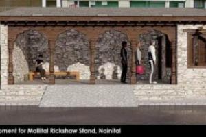 नैनीताल: रिक्शा स्टैंड का पारंपरिक शैली में होगा सौंदर्यीकरण