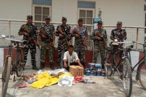 लखीमपुर-खीरी: एसएसबी ने डेढ़ लाख की कीटनाशक पकड़ी, एक गिरफ्तार