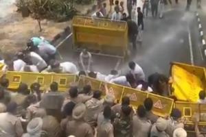 Farmer Demonstration: पंजाब मुख्यमंत्री का आवास घेरने की कोशिश, पुलिस ने आंसू गैस के गोले छोड़े, भाजयुमो कार्यकर्ताओं को किया गिरफ्तार