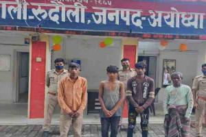 अयोध्या: पुलिस की बड़ी कार्रवाई, तीन कुंतल गोमांस के साथ चार गिरफ्तार