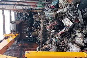 लखीमपुर खीरी: ट्रक में लगी आग, लाखों का सामान राख