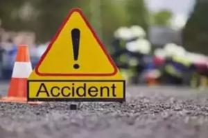 बिजनौर: कैंटर की टक्कर से पिकप चालक घायल, भर्ती