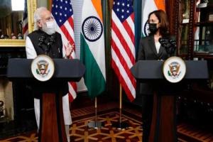 अमेरिकी उपराष्ट्रपति कमला हैरिस से मोदी ने की मुलाकात, रणनीतिक साझेदारी मजबूत करने पर दिया जोर