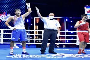विश्व मुक्केबाजी चैंपियनशिप: आकाश सांगवान ने पहला मुकाबला जीता