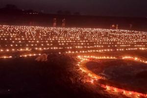 बरेली: 11 हजार दीपों की रोशनी से जगमगा उठी रामगंगा