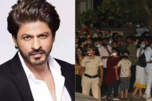 SRK Birthday: किंग खान का बर्थडे मनाने के लिए देर रात मन्नत के बाहर लगी फैंस की भीड़