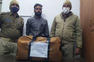 मुरादाबाद : राजस्थान निवासी युवक को किया गिरफ्तार, 20 किलो गांजा बरामद