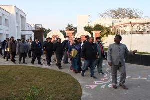 अयोध्या: अवध विश्वविद्यालय में 26वें दीक्षांत समारोह की तैयारियां पूरी, हुआ रिहर्सल