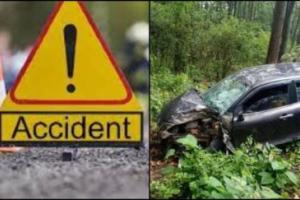 हल्द्वानी: पेड़ से टकराई तेज रफ्तार कार, दो घायल