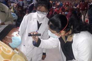 पीलीभीत: 17 मरीजों काे मोतियाबिंद ऑपरेशन के लिए भेजा गया रोहिलखंड मेडिकल कॉलेज