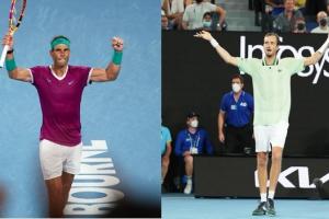 Aus Open 2022 : राफेल नडाल और डेनिल मेदवेदेव के बीच मुकाबला 2-2 से बराबर, निर्णायक सेट पर नजर